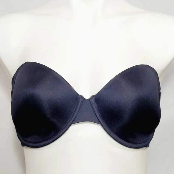 36D Maidenform Self Expressions SE6900 Side Smoothing Strapless UW‎ Bra Black - Picture 1 of 4